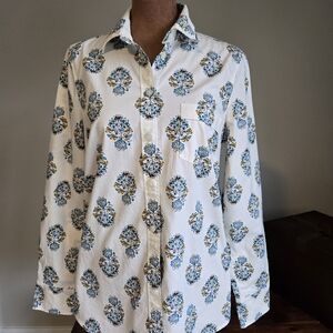J.Crew Factory Floral Button-Up Shirt